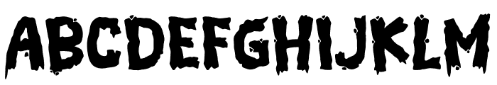 Ghost Mansion Font LOWERCASE