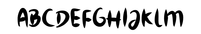 Ghost Night Font UPPERCASE