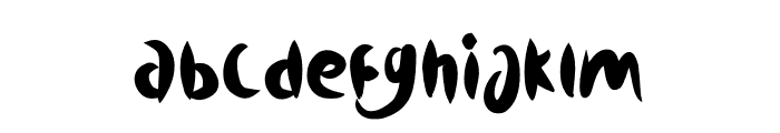 Ghost Night Font LOWERCASE