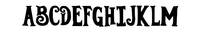 Ghost Parade Regular Font UPPERCASE