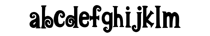 Ghost Parade Regular Font LOWERCASE