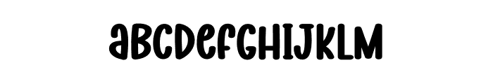 Ghost Party Font LOWERCASE