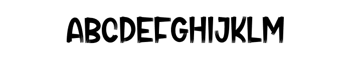 Ghost Scary Font UPPERCASE