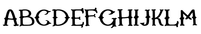 Ghost Scribe Regular Font UPPERCASE