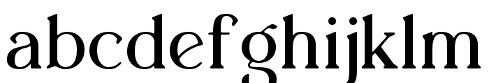 Ghost Shelby Regular Font LOWERCASE