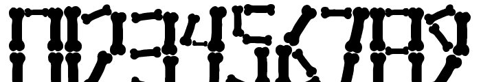 Ghost Skeleton Font OTHER CHARS