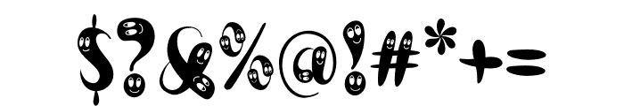 Ghost Smile Font OTHER CHARS