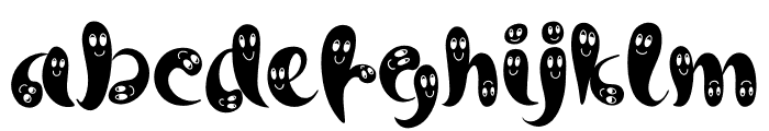 Ghost Smile Font LOWERCASE