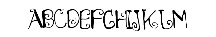 Ghost Song Font UPPERCASE