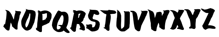 Ghost Strike Regular Font UPPERCASE