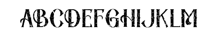 Ghost Theater Textured Font UPPERCASE