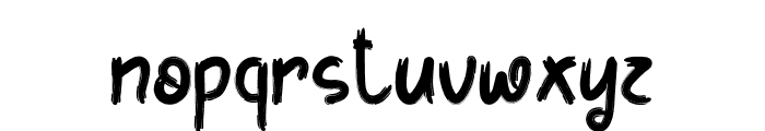 Ghost Town Font LOWERCASE