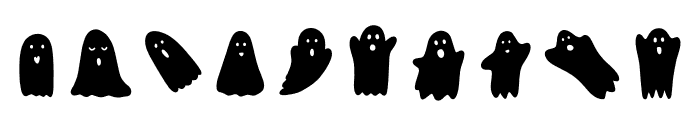 Ghost doodles Font OTHER CHARS