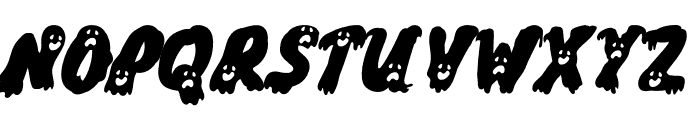 Ghost Font UPPERCASE