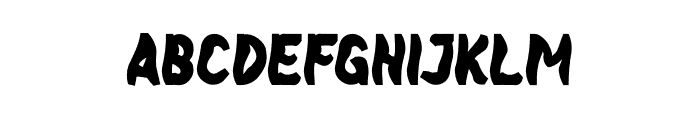 GhostFriend Font UPPERCASE