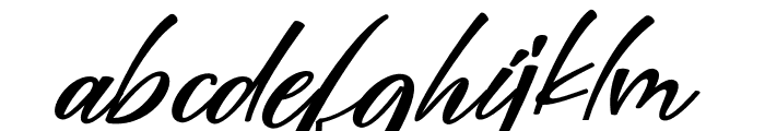 GhostWriter Font LOWERCASE