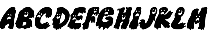 Ghost Font LOWERCASE