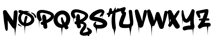Ghoster Dripping Font LOWERCASE