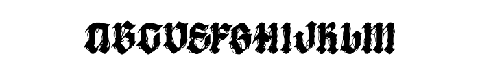 Ghostero-Regular Font UPPERCASE