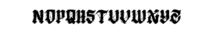 Ghostero-Regular Font LOWERCASE