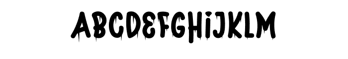 Ghostfities Font UPPERCASE