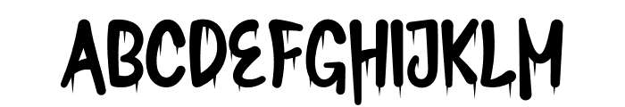 Ghostfity Font UPPERCASE