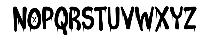 Ghostfity Font UPPERCASE