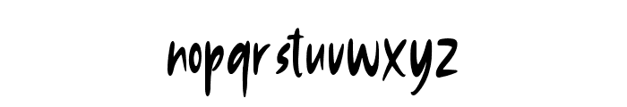Ghostily-Regular Font LOWERCASE