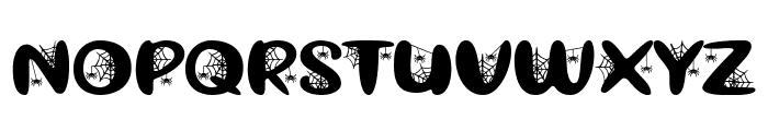 Ghosting Spider Font UPPERCASE