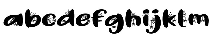 Ghosting Spider Font LOWERCASE