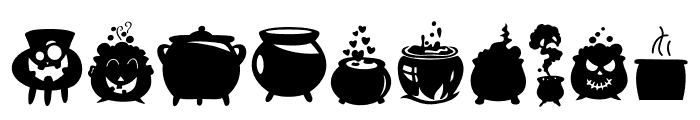 Ghostly Cauldron Font OTHER CHARS