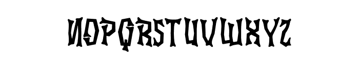 Ghostly Guffaws Font LOWERCASE