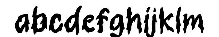 Ghostly Terror Font LOWERCASE