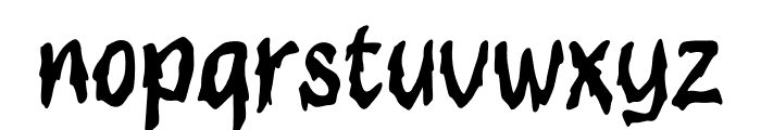 Ghostly Terror Font LOWERCASE