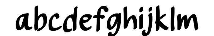 Ghostly Whispers Regular Font LOWERCASE