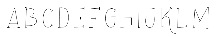 GhostoberLine Font LOWERCASE