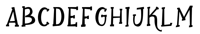 GhostoberRegular Font LOWERCASE