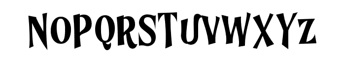 Ghostoons-Regular Font LOWERCASE
