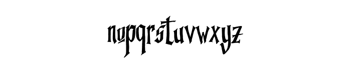 Ghostween Font LOWERCASE