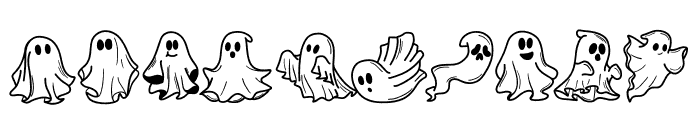 Ghosty Doodle Font OTHER CHARS