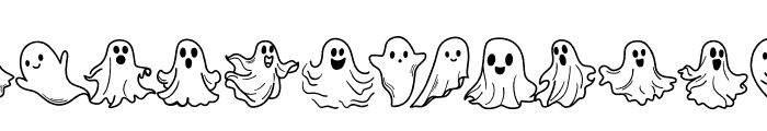 Ghosty Doodle Font UPPERCASE