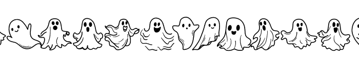 Ghosty Doodle Font LOWERCASE