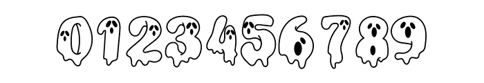 Ghosty Line Font OTHER CHARS