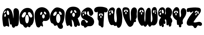 Ghosty Font UPPERCASE