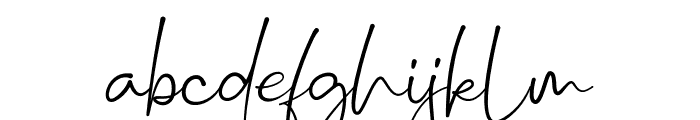 Ghothesims signature Font LOWERCASE