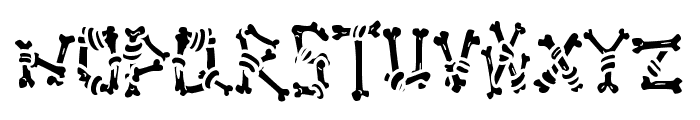 Ghoul Bone Regular Font LOWERCASE