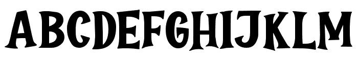 Ghoul Scratch Regular Font LOWERCASE