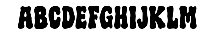 Ghoulish Hauntipop Font UPPERCASE