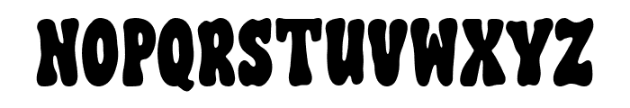 Ghoulish Hauntipop Font UPPERCASE