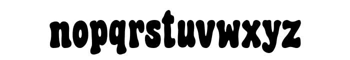 Ghoulish Hauntipop Font LOWERCASE